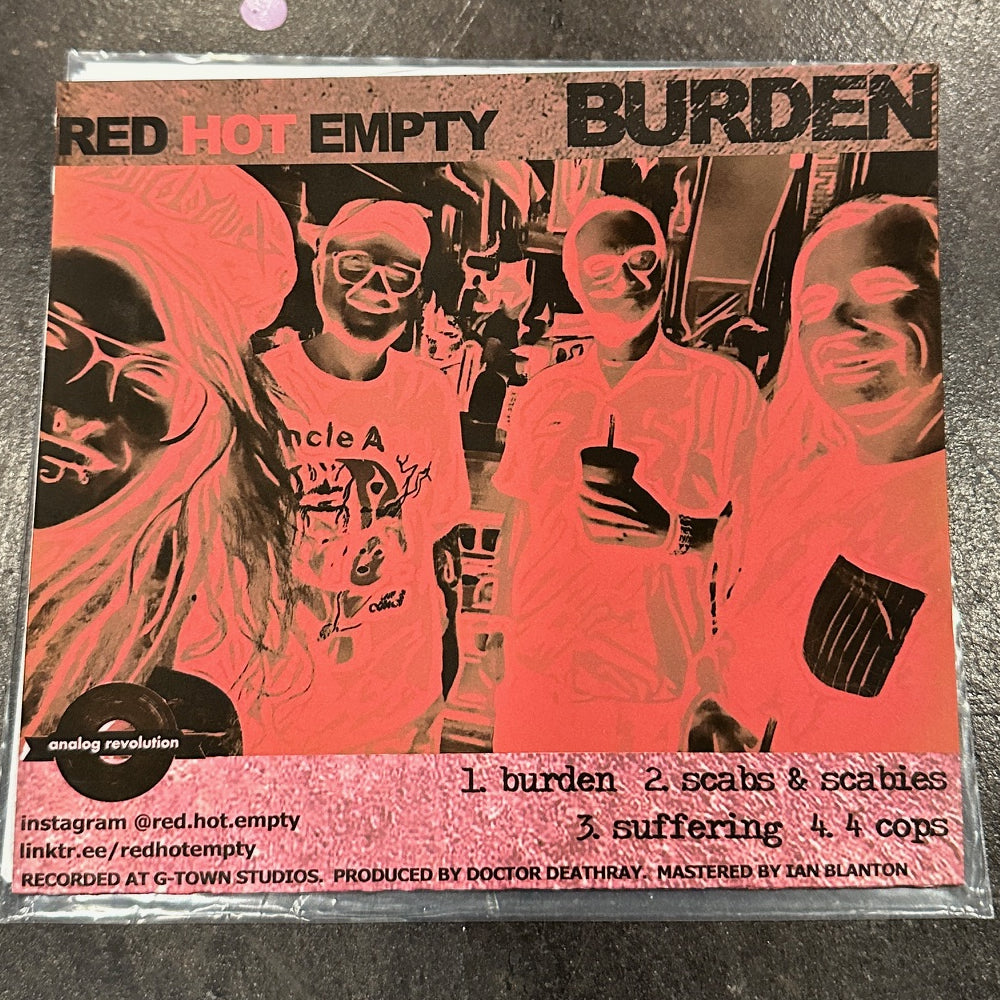 Burden - 7" Clear Vinyl